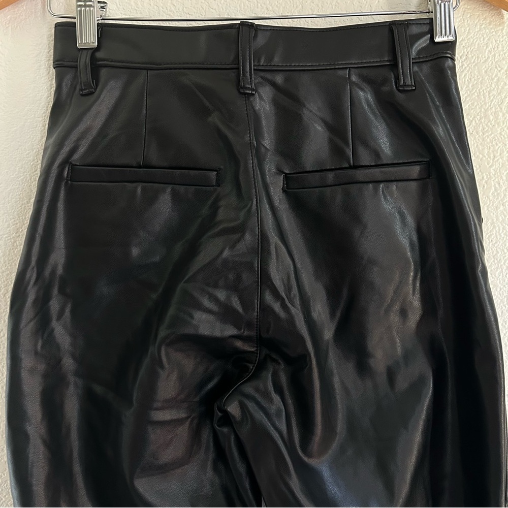 Abercrombie & Fitch | Ultra High Rise Skinny Faux Leather Pants - Picture 8 of 14